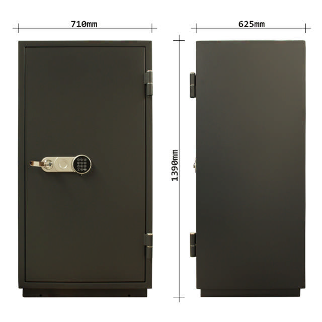 Sydney 140 brandwerende documentenkast met elektrische code (1390x710x625
