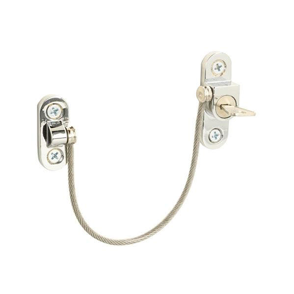 VENSTERSLOT, OVAAL MODEL, VERCHROOMD, M/SS-304 DRAAD - 190MM