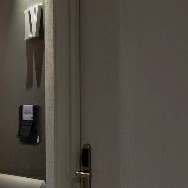 Sleutelkastje Box met LED, 4 rolcodes